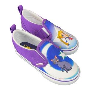 Sailor Moon Vans Slip on - Size 10 TD
